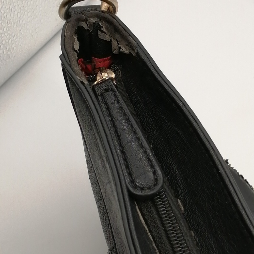 Urban Expressions Purse Womens Black M Handbag  Zip & Snap Close Double Straps - Picture 3 of 13